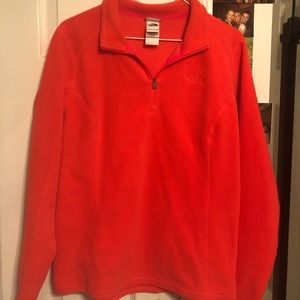 Neon Pink North Face Pullover